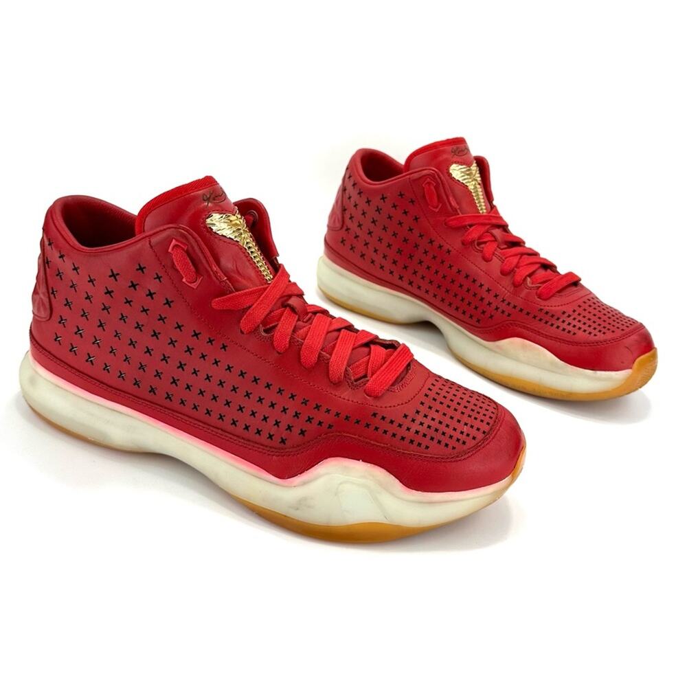 Nike Kobe X 10 Mid EXT 2015 Basketball Shoes Men Sz 13 University Red 802366-600 - Picture 15 of 16